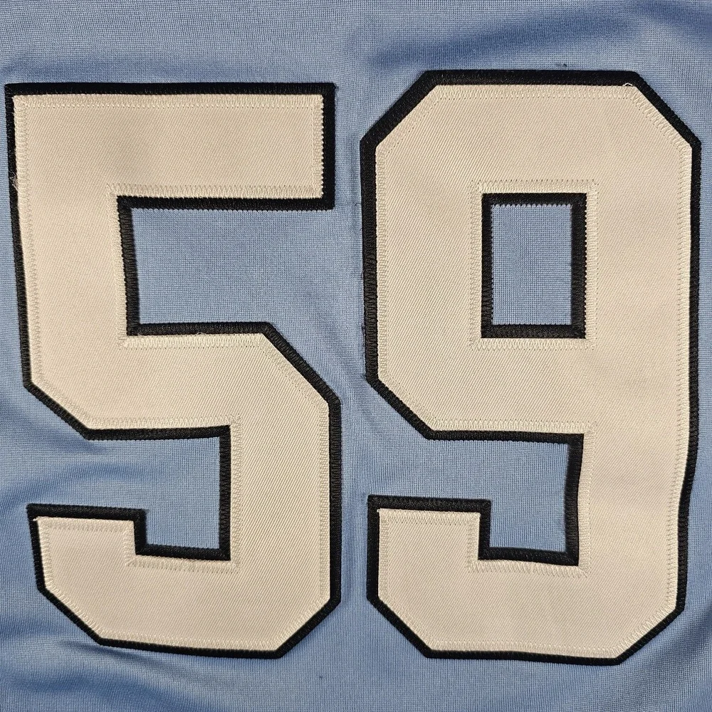 Nike Carolina Panthers Luke Kuechly #59 Jersey Women's Medium Blue NFL On Field